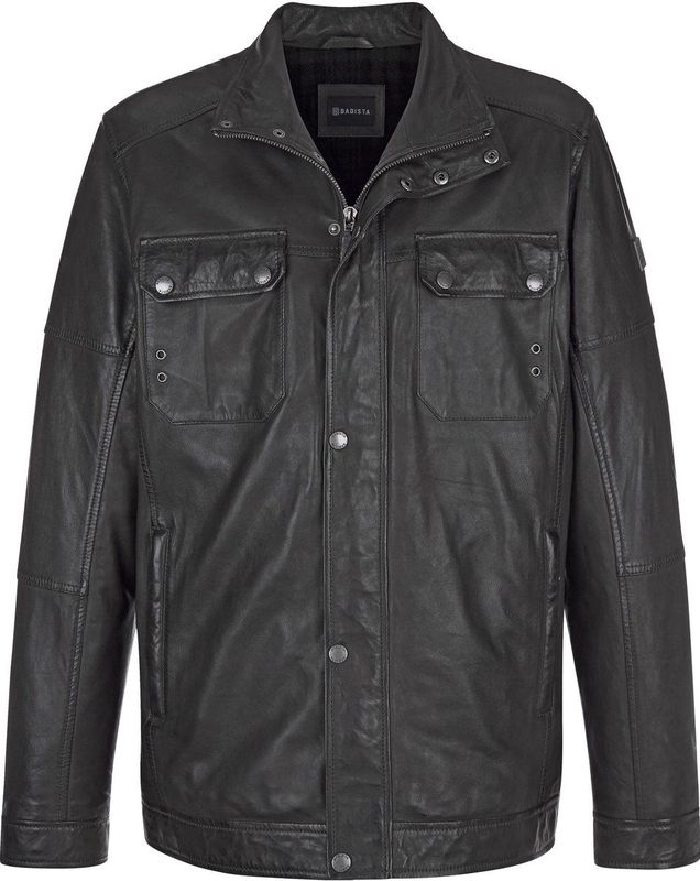 Babista - SOLIENTE - Leren Jack - Olijf