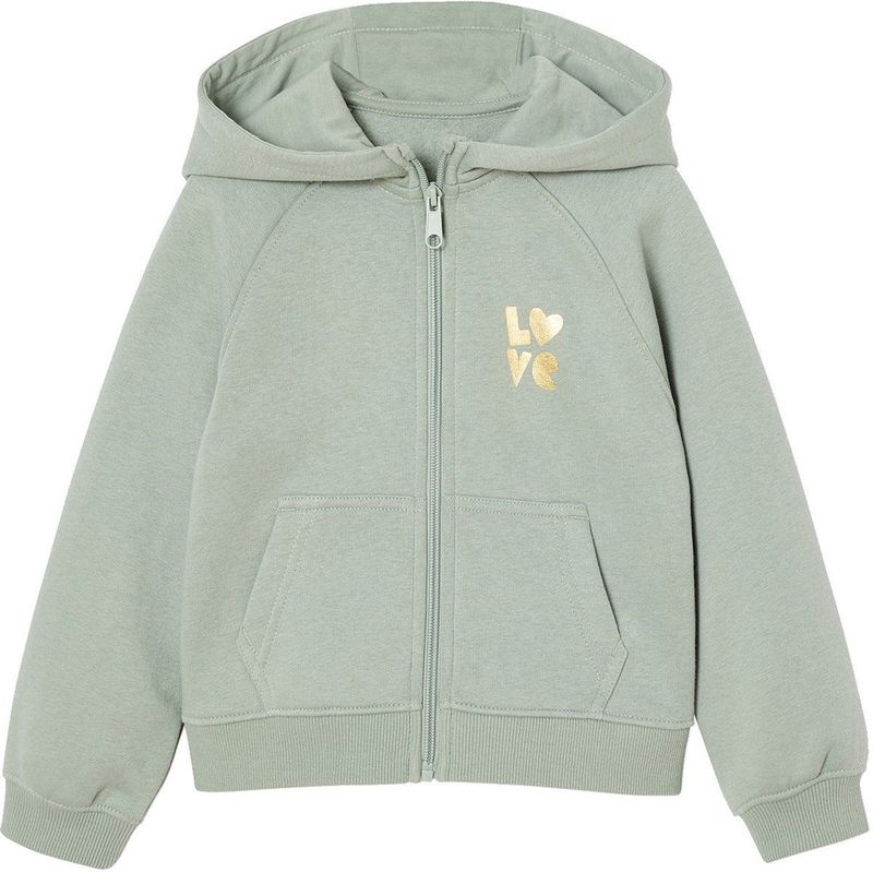 Sportsweater - Marineblauw - Meisjes - Met Rits en Capuchon