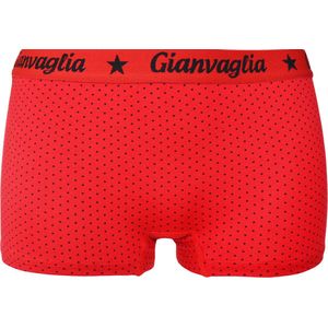 Meisjes boxershorts Gianvaglia 3 pack stippel rood 110/122