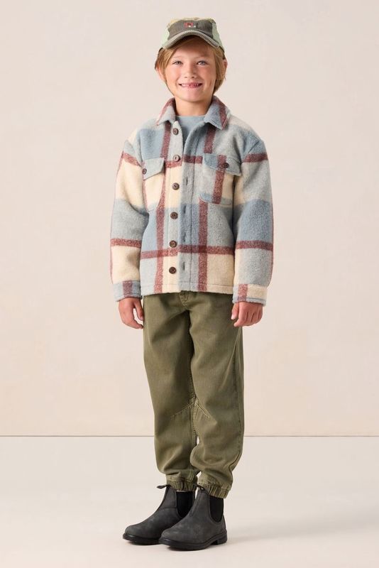 Sissy-Boy - Geruit Jack - Blauw - Leren Jassen