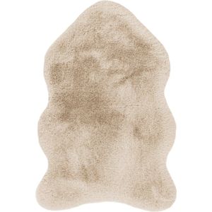 Lalee Heaven | Modern Vloerkleed Hoogpolig | Beige | Tapijt | Karpet | Nieuwe Collectie 2024 | Hoogwaardige Kwaliteit | 60x90 cm