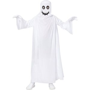 WIDMANN - Wit lachend spook kostuum voor kinderen - 116 (4-5 jaar)