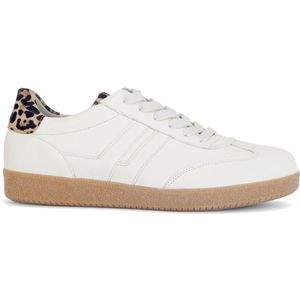 GABOR-art-83.300 21-sneaker-leer--offwhite-panterprintje-veter-dames 4/37