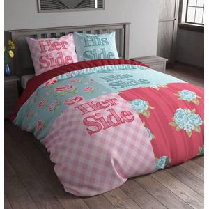 Sleeptime Flower Sides Multi Dekbedovertrek 140x200/220 + 1 kussensloop 60x70 - Multi