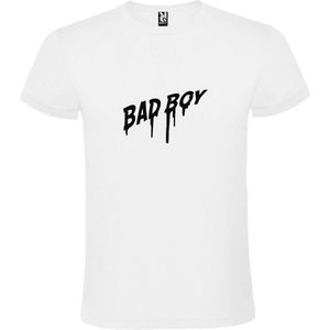 Wit T-Shirt met “ BadBoy “ afbeelding Zwart Size XS