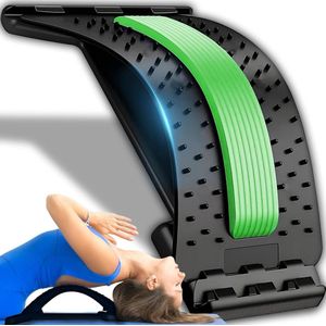 Lumbar Spine Pain Relief Stretching and Massage Back Trainer for Lower and Upper Lumbar Pain