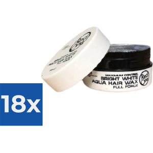 Red One Maximum Control Bright White Aqua Hair Wax 150 ml - Voordeelverpakking 18 stuks
