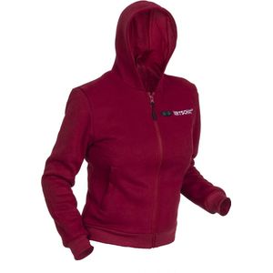 Verwarmde Hoodie - Heren | Verwarmd Vest | Dual Heating | Bordeauxrood | Incl. twee powerbanks | S