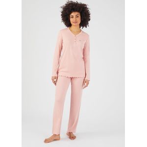 Damart - Pyjama ribgebreid - Dames - Roze - 42-44 (M)
