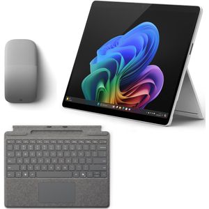 Microsoft Surface Pro 11 - OLED Copilot+ Laptop + Pro Toetsenbord & Arc Muis - Snapdragon X Plus/16GB RAM/512GB SSD - 13 inch - QWERTY - Platinum