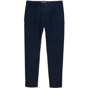 Tom Tailor - Regular Fit - Pantalon - Elegante Broek - Met Plooidetail
