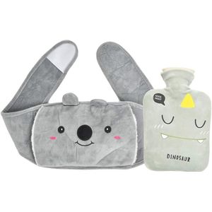 Warmwaterkruik met Zachte Pluche Handtaillewarmer voor Pijnverlichting en Warmtebehandeling