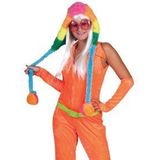 Fuzzy regenboog hoed | carnaval | one size