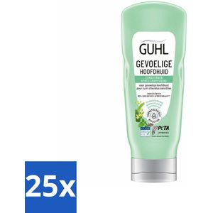 25 x Guhl - Conditioner - Gevoelige Hoofdhuid - 200 ml - Gevoelige Hoofdhuid Conditioner - Milde Conditioner - Droge Hoofdhuid - Haar Verzorging - Hoofdhuid Verzorging