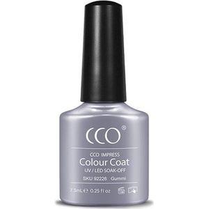 CCO Shellac - Gel Nagellak - kleur Gummi 92226 - Grijs - Dekkende kleur - 7.3ml - Vegan