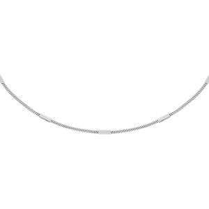 The Jewelry Collection Ketting 1,5 mm 40 + 5 cm - Zilver