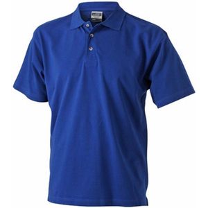 James and Nicholson Heren Medium Pique Polo (Donker koningsblauw)
