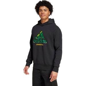 adidas Performance Jamaica Seasonal Doubleknit Hoodie - Heren - Zwart- S