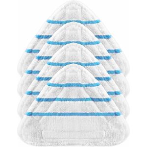 4 stuks - Dweilnavulling - Geschikt voor Lidl Silvercrest en Vileda Stoommop - Microvezel Mop Pad Set