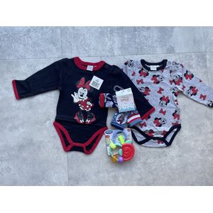Maminobaby.nl | Baby geschenkset | Playgro in my garden Apple rattle | Disney baby Minnie mouse 2-delige rompertjes | Minnie mouse 3-delige sokjes | Kraamcadeau | Babyshower