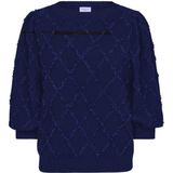 Freequent - FQSafri 207204 - Trui - Patriot Blue - Regular Pasvorm