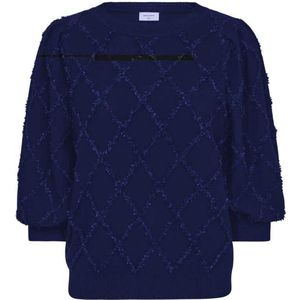 Freequent - FQSafri 207204 - Trui - Patriot Blue - Regular Pasvorm