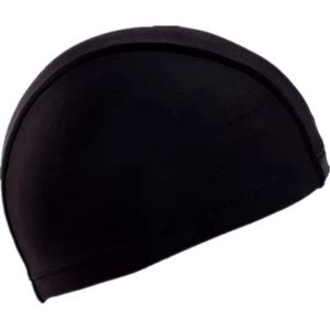 Scoby - Zwem- en Douchemuts - Stretch Badmuts - One Size - Volwassenen - Polyester/Spandex - Zwart