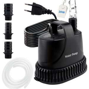 Krachtige Dompelpomp 1200 l/u - Ultra Stille Fonteinpomp voor Aquarium en Tuin