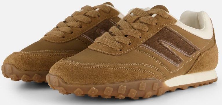 Linea Zeta - Sneakers - Bruin - Suede