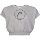 Head - Padel Crop T-shirt - Grijs - Polyamide/Elastaan