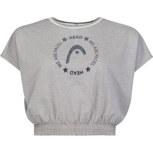Head - Padel Crop T-shirt - Grijs - Polyamide/Elastaan