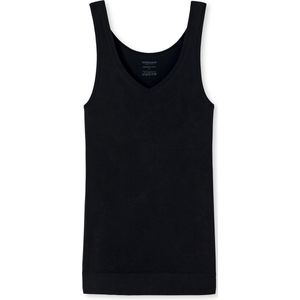 SCHIESSER Seamless Light dames tank top - naadloos hemd - zwart - Maat: XL