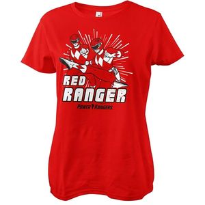 Power Rangers Damen Red Ranger Girly Tee Red-S