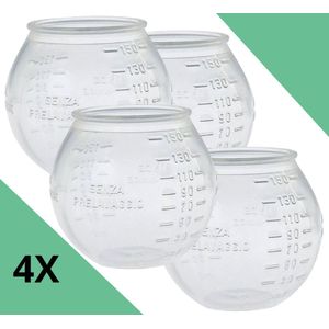 Maxora - Doseerbol 4 Stuks - Wasbol - Voor wasmachine - Wasbollen voor wasmiddel - Wasballen - Doseerbollen voor wasmiddel - Doseerdop - 150 ML