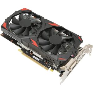 Grafische Kaart RX 580 – 8GB GDDR5 256 Bit GPU voor 8K Gaming en Mining, DisplayPort, HDMI, DVI met Dual Fan Koelsysteem