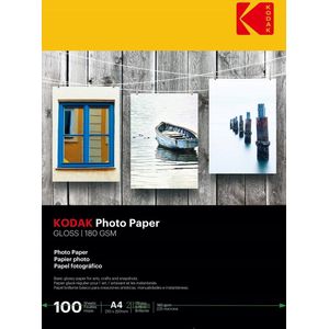 Kodak Fotopapier Glanzend A4 180g 100 Vel