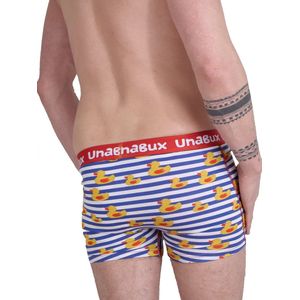 UnaBux - Boxerbrief - Zwart - Wit - Rabbit