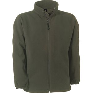 Fleecevest 'WindProtek Waterproof Fleece Jacket' merk B&C maat XL Olijfgroen