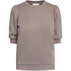 SisterS point Trui New Peva Puff Ss1 18477 Cappuccino Dames Maat - XS