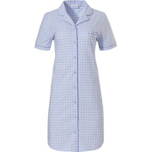 Pastunette dames nachthemd K/M - Doorknoop - Cloud Blue  - 52  - Blauw