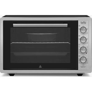 Teffo vrijstaand oven XXL 70lt Pro - Elektrische oven - gray