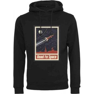 Mister Tee Hoodie/trui -S- Road To Space Zwart