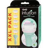 Wilkinson Intuition Sensitive Care XXL Pack - Scheerapparaat + 5 Navulmesjes