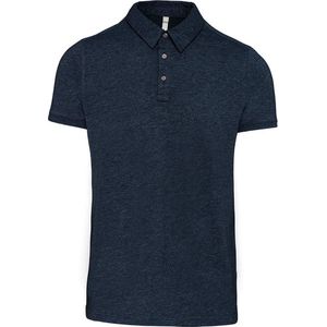 Kariban Heren Jersey Gebreide Polo Shirt (Marine)