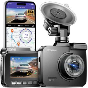 AZDome GS63H Pro 1CH dashcam voor auto - Night vision - Loop recording - 4K resolutie - Wifi - Gps - Parkeermodus - 2.4 inch display - dashcam voor auto met parkeermodus