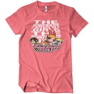 Power Puff Girls T-Shirt Powerpuff Girls T-Shirt WB-1-PPG001-DTF844 Coral-S