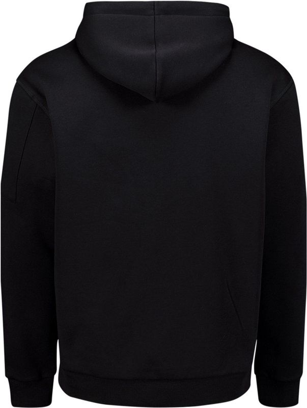 No Excess - Sweatshirt - Zwart - Capuchon met Trekkoord - Losse Pasvorm