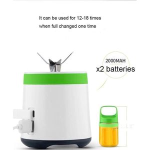 Mini- Juice - smoothie Blender- usb oplaadbaar -draagbare - portable - draadloze blender to go