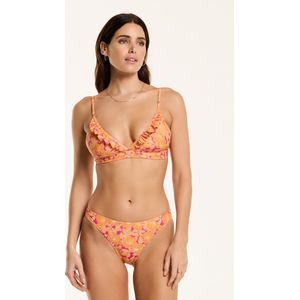 Shiwi Bikini set BEAU - FIXED TRIANGLE SET RUFFLE - roze - 36