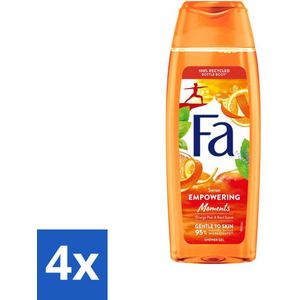 Fa – Douchegel – Empowering Moments – 250 ml - Voordeelverpakking - 4 stuks